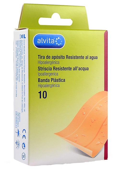 CEROTTO IMPERMEABILE ALVITA 10 X 6 CM 10 PEZZI - Farmaciapacini.it