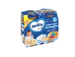 MELLIN BABY CENA COMPLETA FORMAGGINO PASTICA 2 PEZZI DA 200 G - Farmaciapacini.it