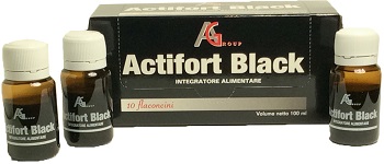 ACTIFORT BLACK 10 FLACONCINI 10 ML  - Farmaciapacini.it