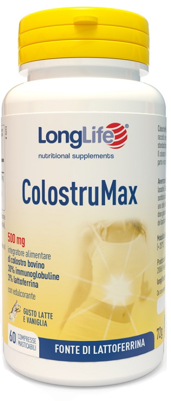 LONGLIFE COLOSTRUMAX 60 TAVOLETTE - Farmaciapacini.it