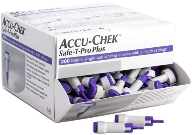 LANCETTE PUNGIDITO ACCU-CHEK SAFE T PRO PLUS PD 200 PEZZI - Farmaciapacini.it