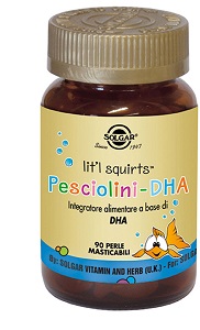 PESCIOLINI DHA 90 PERLE MASTICABILI - Farmaciapacini.it