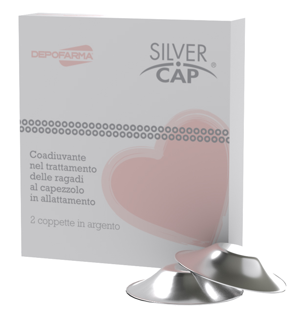SILVER CAP COPPETTE IN ARGENTO COPRI CAPEZZOLI PER ALLATTAMENTO 2 PEZZI - Farmaciapacini.it
