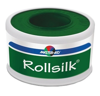 CEROTTO IN ROCCHETTO MASTER-AID ROLLSILK TESSUTO BIANCO IPOALLERGENICO 5X2,50 - Farmaciapacini.it