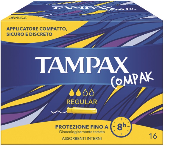 TAMPAX COMPAK REGULAR 16 PEZZI - Farmaciapacini.it