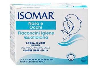 ISOMAR SOLUZIONE ISOTONICA ACQUA MARE IGIENE QUOTIDIANA 24 FLACONCINI MONODOSE 5 ML - Farmaciapacini.it