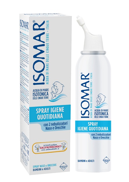 SOLUZIONE ACQUA DI MARE ISOMAR SPRAY IGIENE QUOTIDIANA 100 ML - Farmaciapacini.it