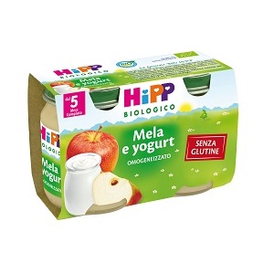 HIPP BIO HIPP BIO OMOGENEIZZATO MELA YOGURT 2X125 G - Farmaciapacini.it