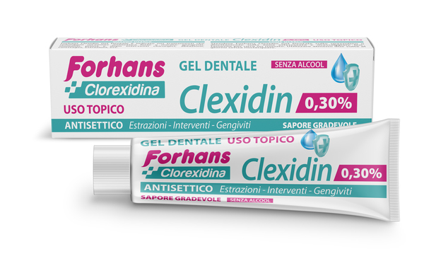 FORHANS CLEXIDIN COLLUTORIO IN GEL ALLA CLOREXIDINA 0,30% 30 - Farmaciapacini.it