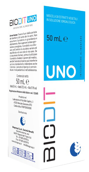 BIODIT UNO SOLUZIONE IDROALCOLICA 50 ML - Farmaciapacini.it