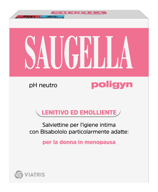 SAUGELLA POLIGYN PH NEUTRO SALVIETTINE IGIENE INTIMA LENITIVO ED EMOLLIENTE 10 PEZZI - Farmaciapacini.it