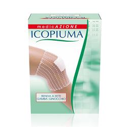 BENDA ICOPIUMA A COMPRESSIONE FISIOLOGICA PER GAMBA E GINOCCHIO CAL 5 1 PEZZO - Farmaciapacini.it