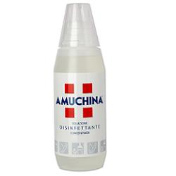 DISINFETTANTE IGIENIZZANTE A BASE DI IPOCLORITO DI SODIO ANTIMICROBICO AD AMPIO SPETTRO D'AZIONE AMUCHINA LIQUIDA 100% 500 ML - Farmaciapacini.it