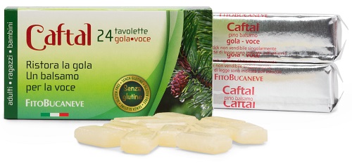 CAFTAL GOLA VOCE 24 TAVOLETTE 60 G - Farmaciapacini.it