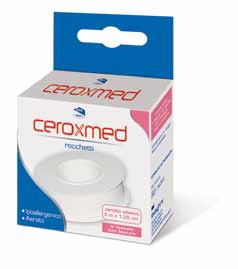CEROTTO ADESIVO IN ROCCHETTO CEROXMED IN TESSUTO NON TESSUTO AERATO IPOALLERGENICO BIANCO 500X1,25 CM 1 PEZZO - Farmaciapacini.it