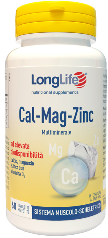 LONGLIFE CAL MAG ZINC 60 TAVOLETTE - Farmaciapacini.it