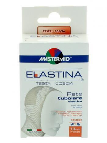 RETE TUBOLARE ELASTICA IPOALLERGENICA MASTER-AID ELASTINA TESTA/COSCIA 1,5 MT IN TENSIONE CALIBRO 6 CM - Farmaciapacini.it