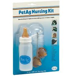 NURSING KIT BIBERON DA 120ML PER ANIMALI + TETTARELLE DI VARIE MISURE + SCOVOLINO PER PULIZIA - Farmaciapacini.it