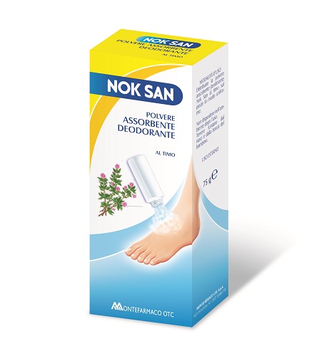 NOK SAN POLVERE ASSORBENTE DEODORANTE 75 G - Farmaciapacini.it