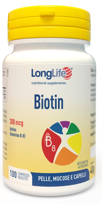 LONGLIFE BIOTIN 100 COMPRESSE - Farmaciapacini.it