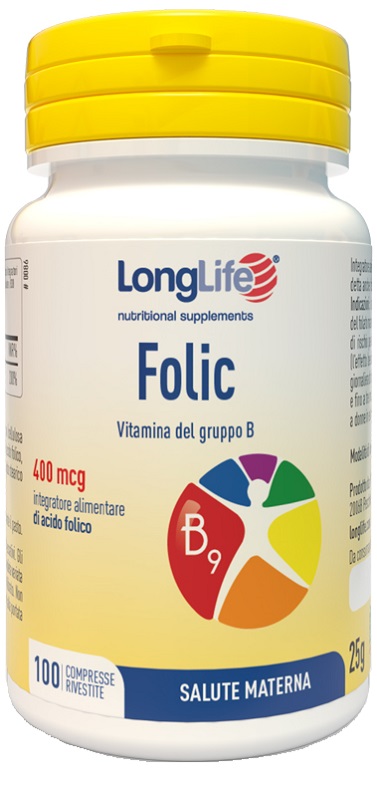 LONGLIFE FOLIC 400 MCG 100 COMPRESSE - Farmaciapacini.it