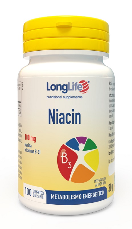 LONGLIFE NIACIN 100 MG 100 COMPRESSE - Farmaciapacini.it