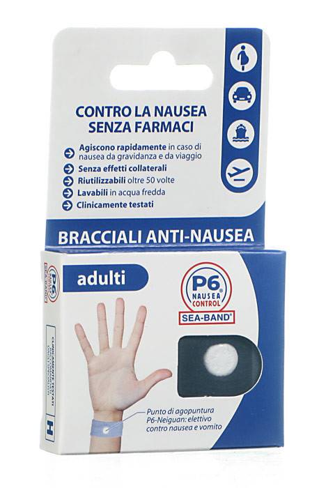BRACCIALE ANTI NAUSEA PER ADULTI P6 NAUSEA CONTROL 2 PEZZI - Farmaciapacini.it