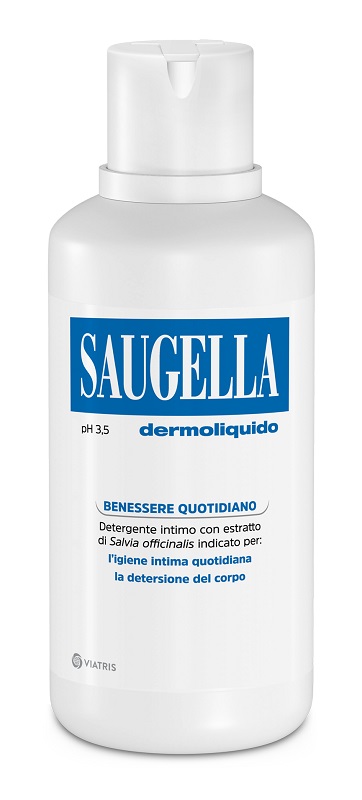 SAUGELLA DERMOLIQUIDO PH 3,5 DETERGENTE INTIMO BENESSERE QUOTIDIANO 500 ML - Farmaciapacini.it