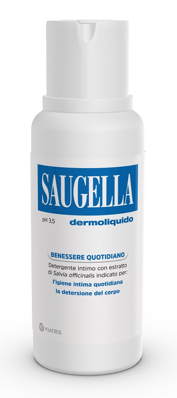 SAUGELLA DERMOLIQUIDO PH 3,5 DETERGENTE INTIMO BENESSERE QUOTIDIANO 750 ML - Farmaciapacini.it