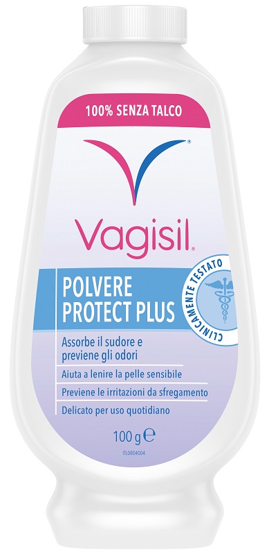 VAGISIL POLVERE PROTECT PLUS IGIENE FEMMINILE 100 G - Farmaciapacini.it