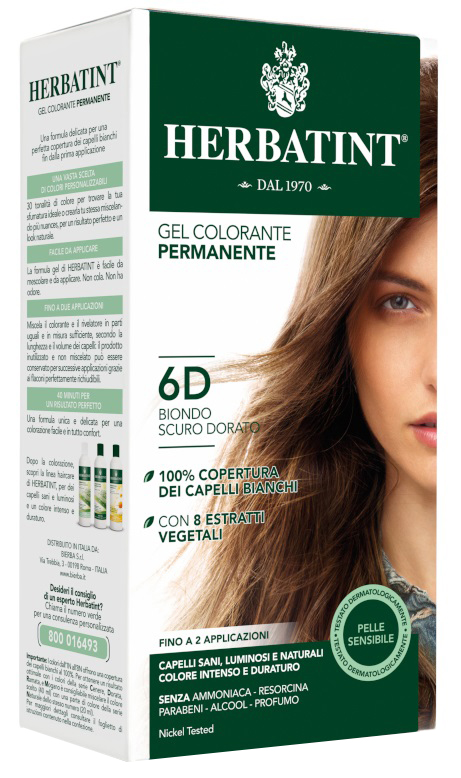 HERBATINT 6D BIONDO SCURO DORATO 150 ML - Farmaciapacini.it