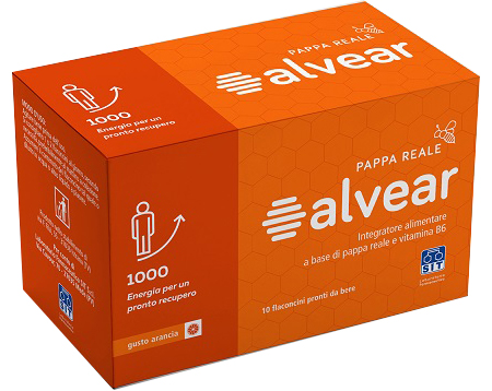 ALVEAR 1000 PAPPA REALE 10 FLACONCINI GUSTO ARANCIA - Farmaciapacini.it