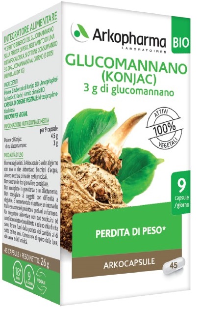 ARKO CAPSULE GLUCOMANNANO 45 CAPSULE - Farmaciapacini.it
