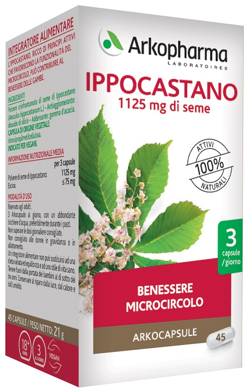 ARKO CAPSULE IPPOCASTANO 45 CAPSULE - Farmaciapacini.it