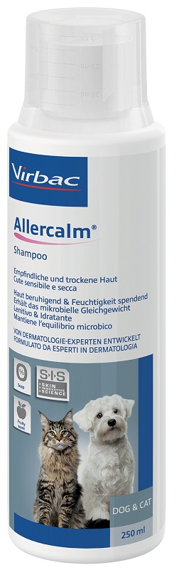 ALLERCALM SHAMPOO CUTE SENSIBILE E SECCA CANI E GATTI 250 ML - Farmaciapacini.it