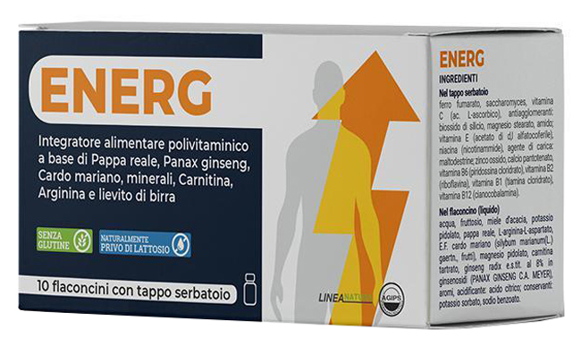 ENERG 10 FLACONCINI 10 ML CON TAPPO SERBATOIO - Farmaciapacini.it