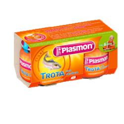 PLASMON OMOGENEIZZATO TROTA VERDURE 80 G X 2 PEZZI - Farmaciapacini.it
