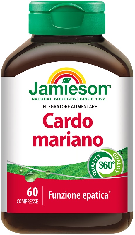 CARDO MARIANO MILK THISTLE JAMIESON 60 COMPRESSE - Farmaciapacini.it