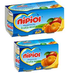 NIPIOL OMOGENEIZZATO FRUTTA MISTA 80 G 2 PEZZI - Farmaciapacini.it