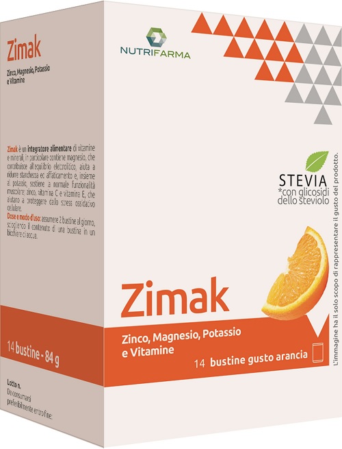 ZIMAK 14 BUSTINE 6 G ARANCIO - Farmaciapacini.it