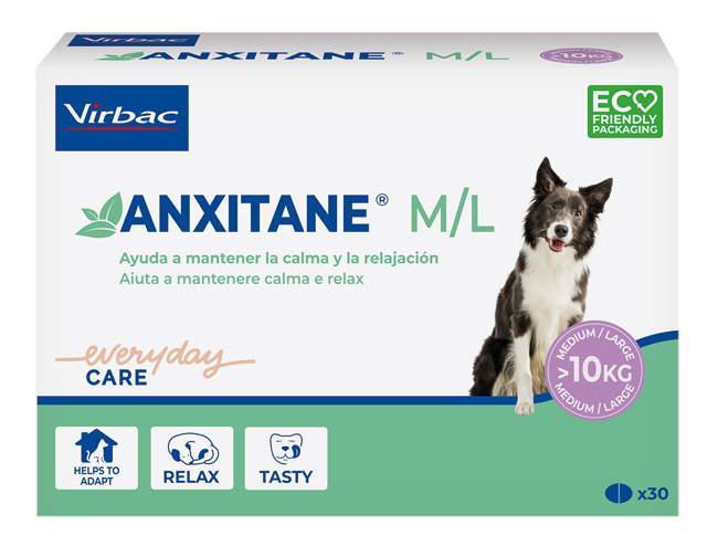 ANXITANE M/L SUPPLEMENTO NUTRIZIONALE SCATOLA 30 COMPRESSE APPETIBILI - Farmaciapacini.it