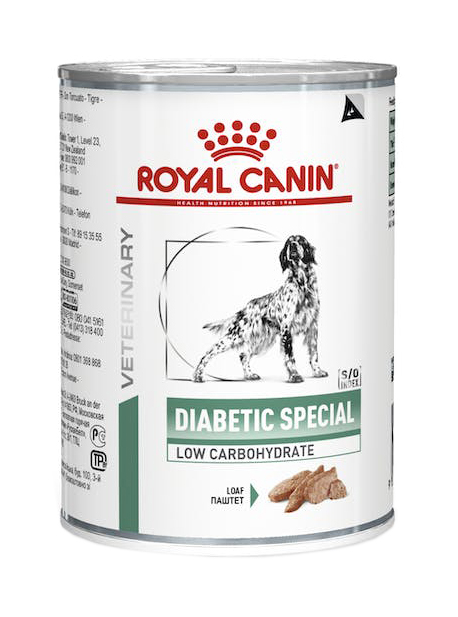 VETERINARY HEALTH NUTRITION WET DOG DIABETIC SPECIAL LOW CARBOHYDRATE 410 G - Farmaciapacini.it
