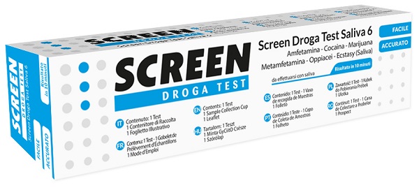 SCREEN DROGA TEST SALIVA 6 DROGHE - Farmaciapacini.it