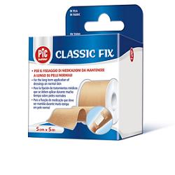 CEROTTO IN ROCCHETTO PIC CLASSIC FIX TELA 1,25CMX500 CM CON  FUSTELLA - Farmaciapacini.it