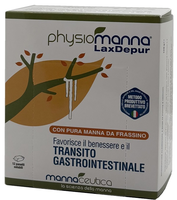 PHYSIOMANNA LAXDEPUR MANNITE DUFOUR 12 PANETTI SOLUBILI DA 10 G - Farmaciapacini.it