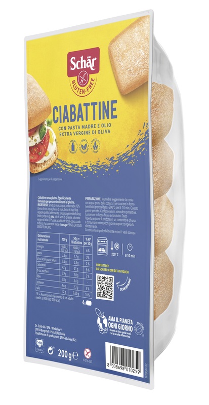 SCHAR CIABATTINA 200 G - Farmaciapacini.it