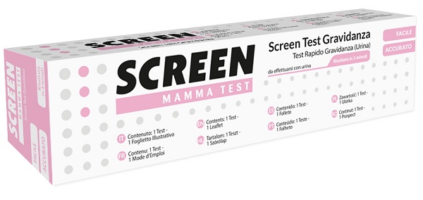 SCREEN TEST ORMONE HCG GRAVIDANZA NELL'URINA SCREEN TEST HCG 1 PEZZO - Farmaciapacini.it