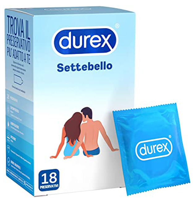 PROFILATTICO DUREX SETTEBELLO CLASSICO 18 PEZZI - Farmaciapacini.it