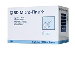 AGO PER PENNA DA INSULINA BD MICROFINE 31 GAUGE 8 MM 100 PEZZI - Farmaciapacini.it