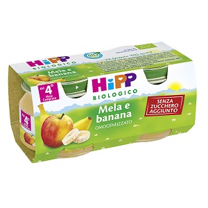 HIPP BIO FRUTTA GRATTUGGIATA MELA BANANA 4X100 G - Farmaciapacini.it